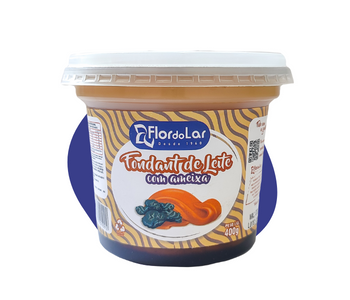 Pote leite cremoso com ameixa - 400g, caixa com 12